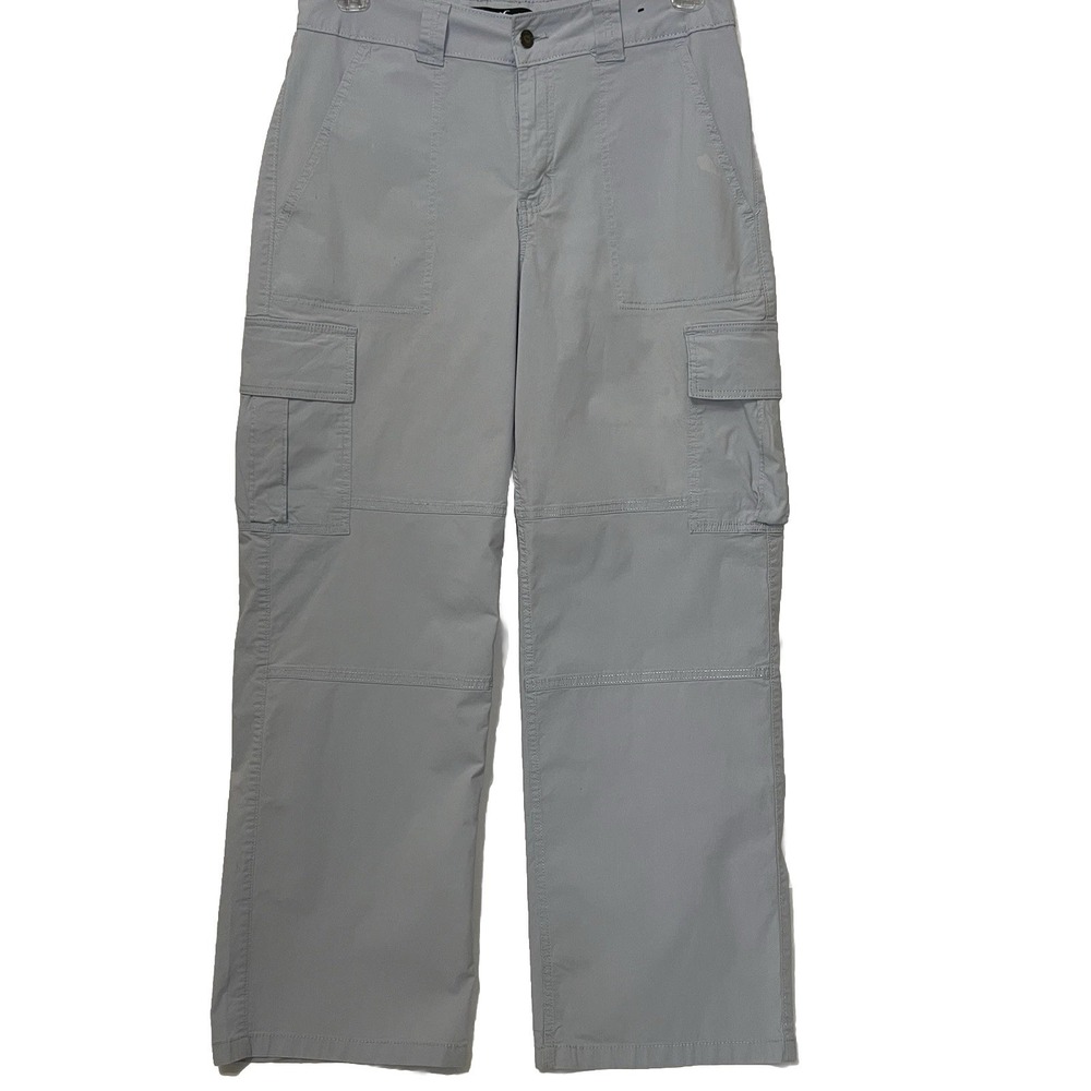 Hollister High Rise Vintage Baggy‎ Cargo  Carpenter Pants Size 11R/10R W30 Blue
